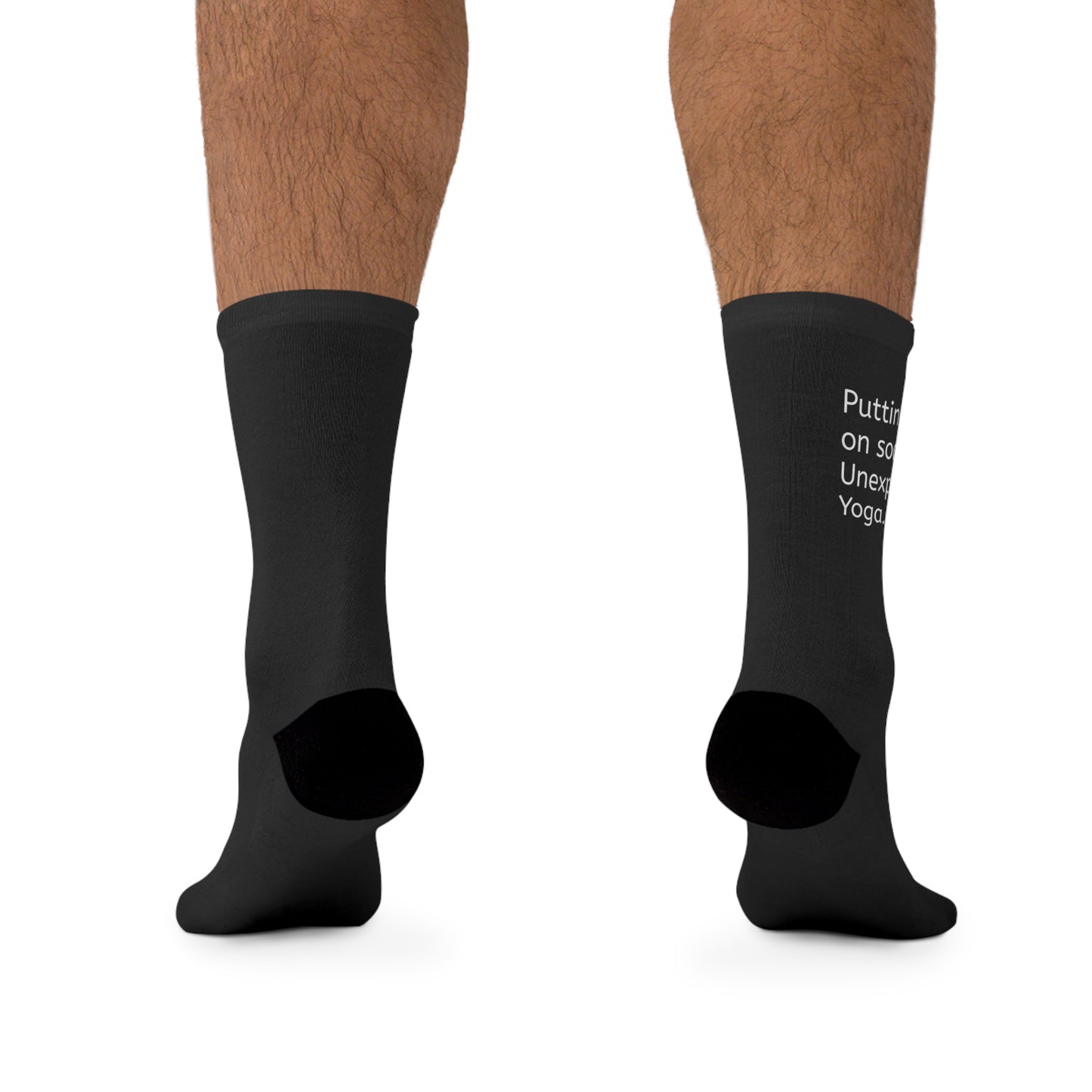 Eco-Friendly Inspirational Socks, Recycled Poly Socks for Yoga, Gifts for Her, Sustainable Fashion Accessories, Unique Gift Ideas