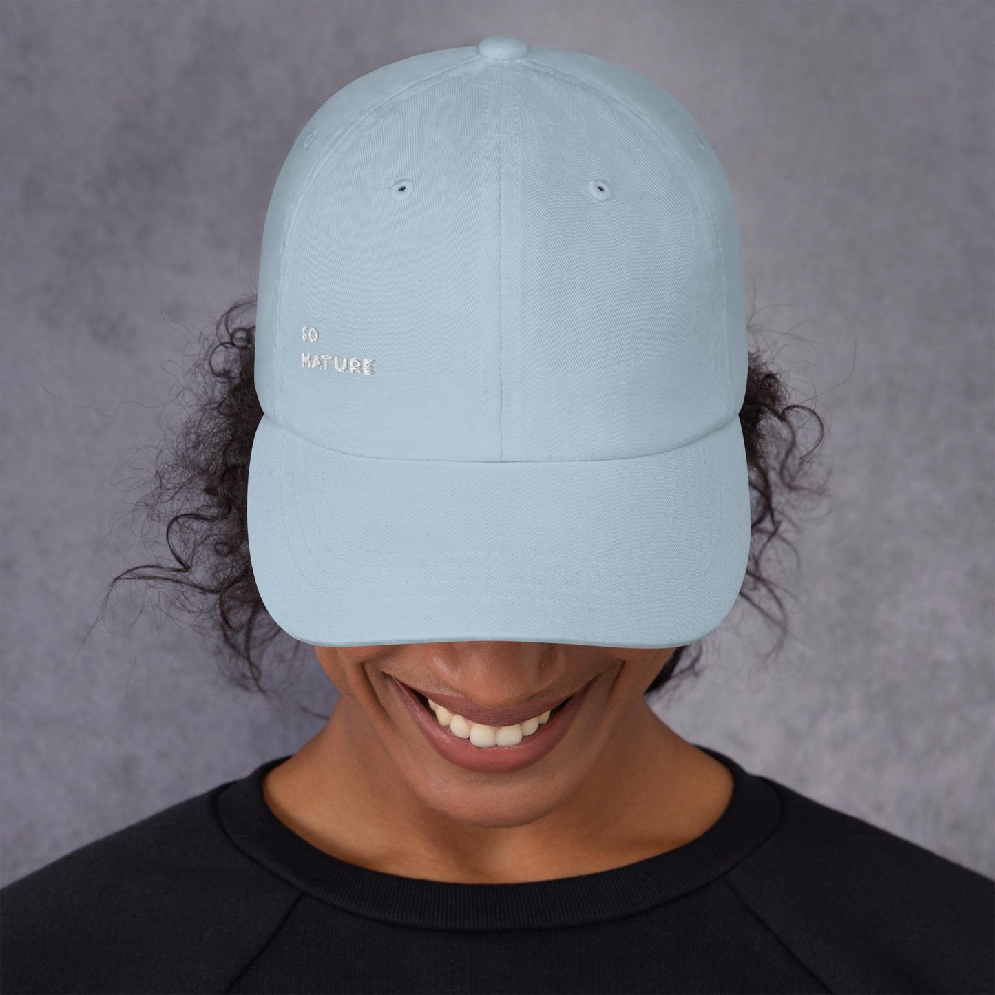 sarcastic embroidered baseball cap