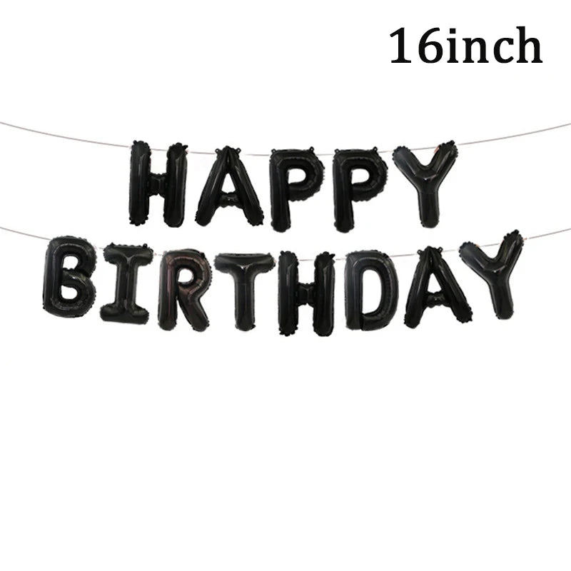 1 16 18 21 30 35 40 50 60 Birthday Photo Booth Frame Kids Adult Birthday Party Decoration Paper Happy Birthday Photo Props Frame