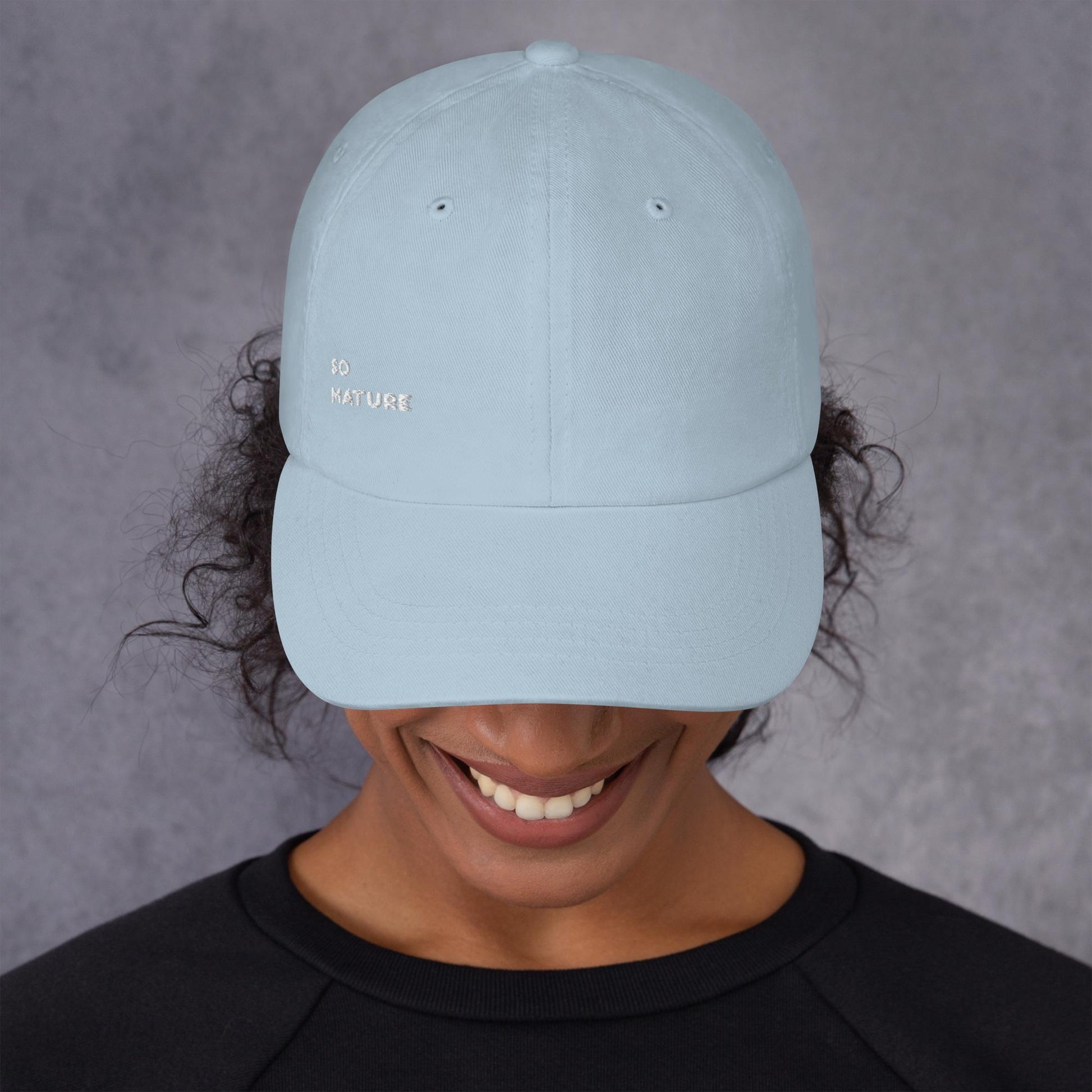 sarcastic embroidered baseball cap