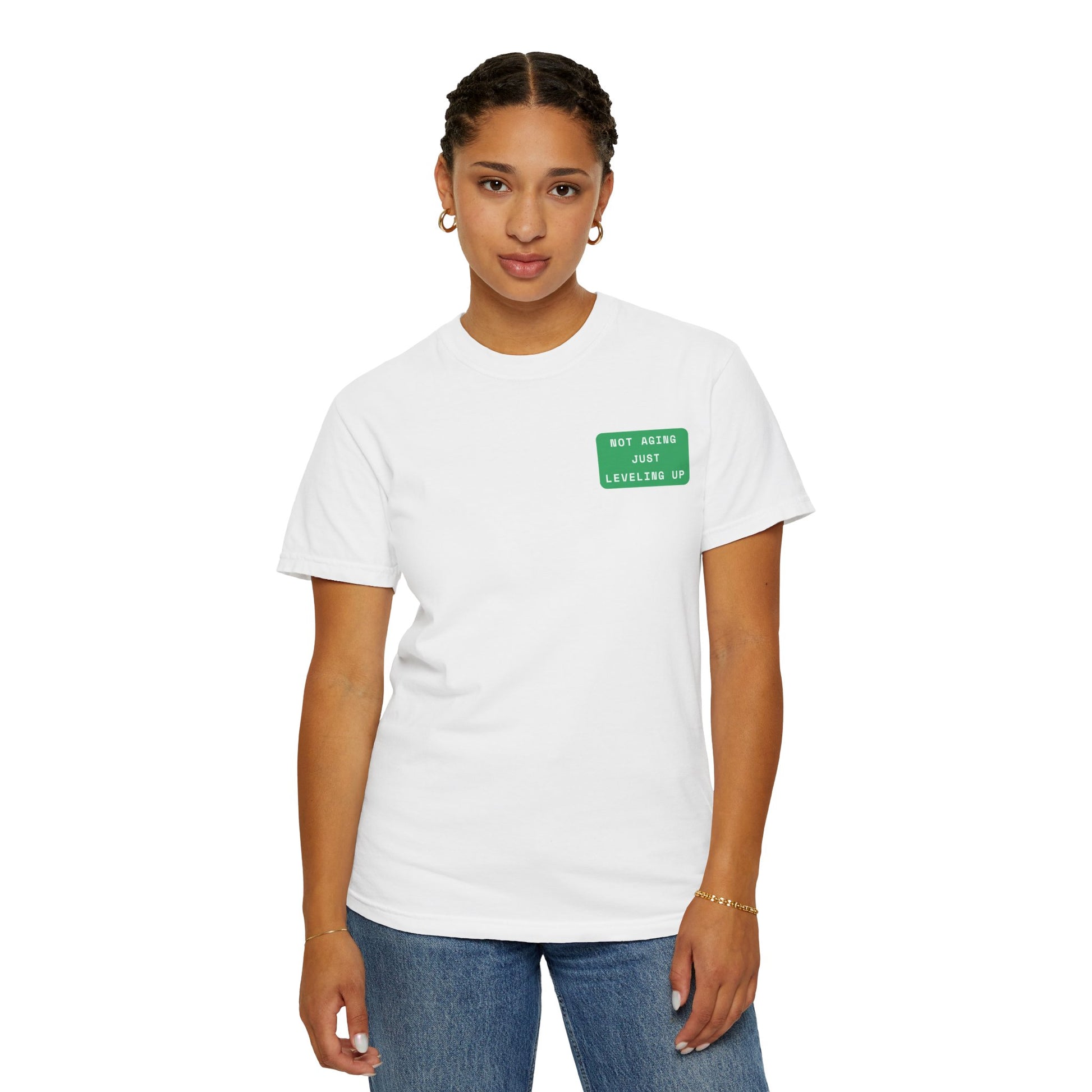relaxed fit garment-dyed top

